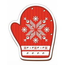 Шнуровка Сибирский сувенир Рукавица красная 017126