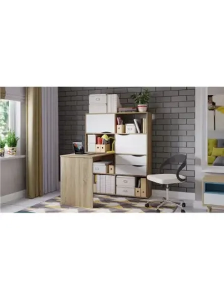 Стол письменный угловой с ящиками 114,8х110х143,2 см