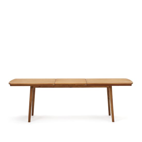 Thianna Раскладной уличный стол из массива акации 180 (240) x 90 см La Forma Испания 