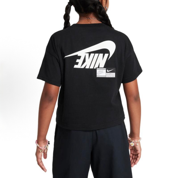 Футболка Nike Logo Tee Dance детская, черн.
