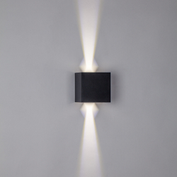 340527 Светильник DALLA 2х5W LED 1100LM G ЧЕРНЫЙ 4000K IP65