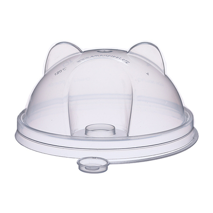 Крышка купольная CAT (диаметр 90 мм) (45шт/уп) (цвет прозрачный)