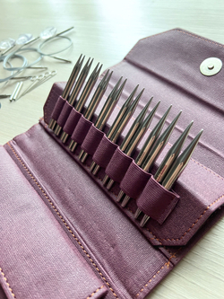 Набор съемных укороченных спиц 9см/5пар Flight Mini Maroon Lykke