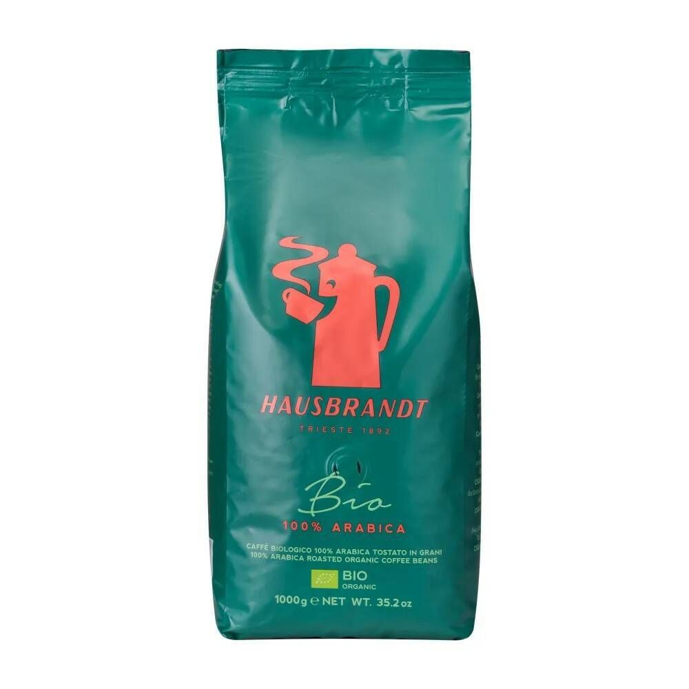 Кофе в зернах Hausbrandt Bio Arabica 1 кг, 2 шт