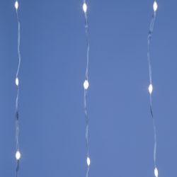 Светодиодная новогодняя гирлянда ЭРА ENIN-200WD занавес водопад холодный белый 3*2 м 200 LED IP20