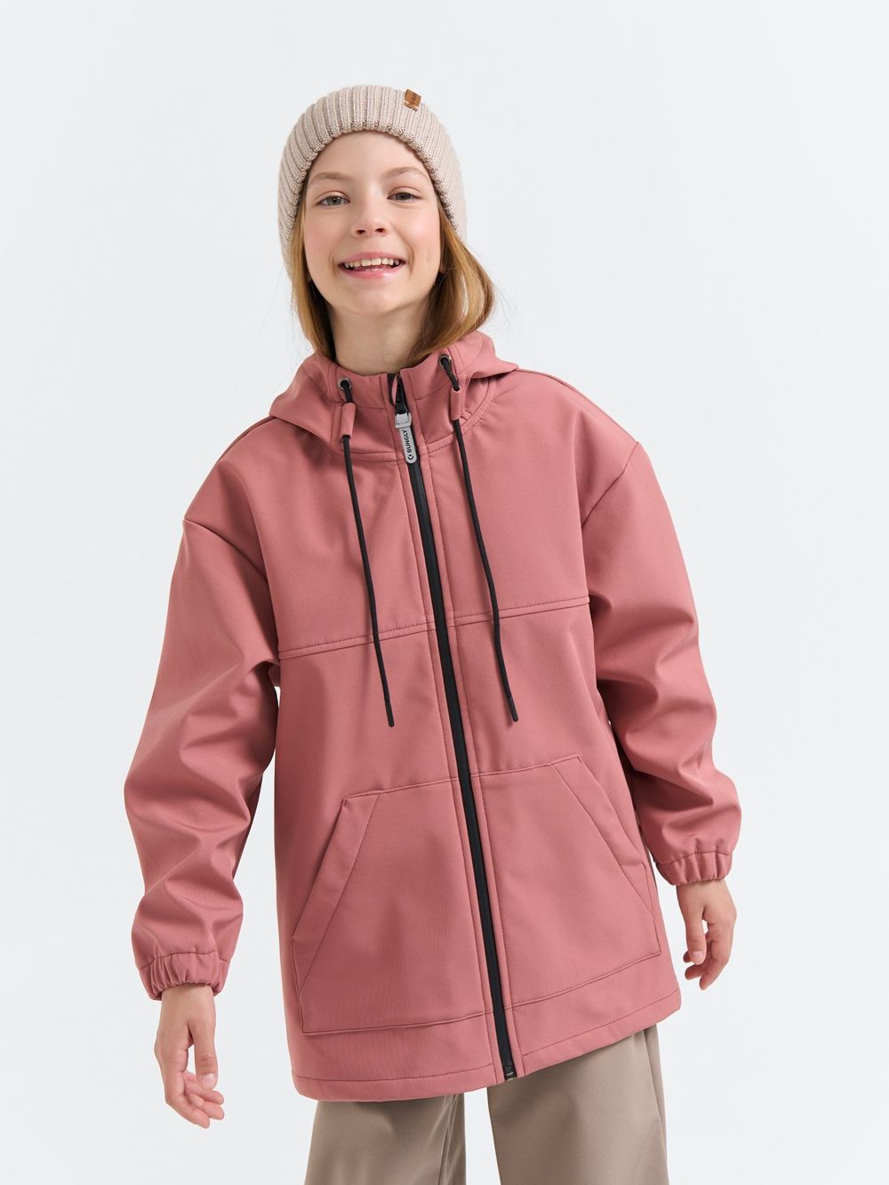 Куртка Softshell демисезонная "Пепельная роза" 7+