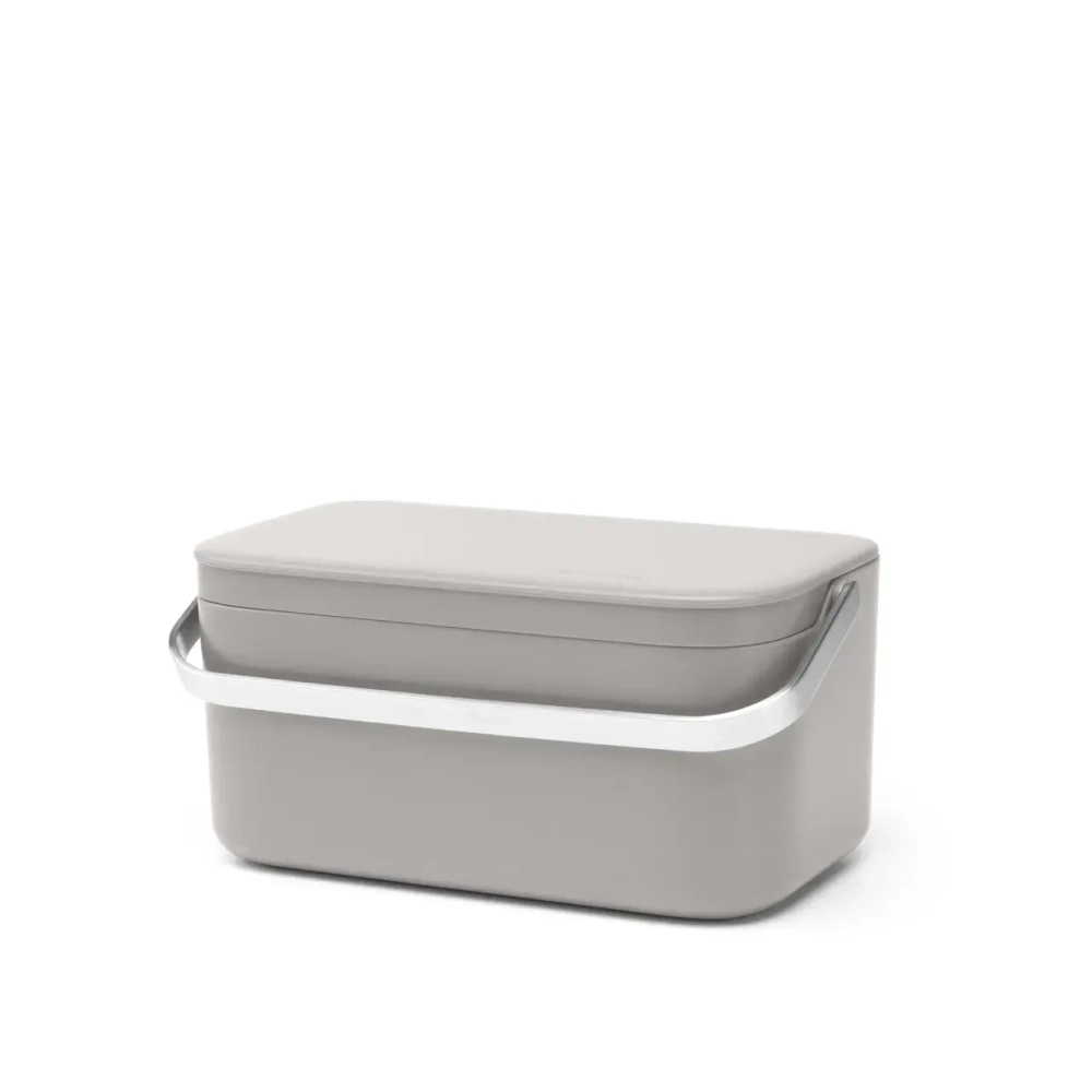 Brabantia Контейнер для мусора Sort & Go 1,8л, серый