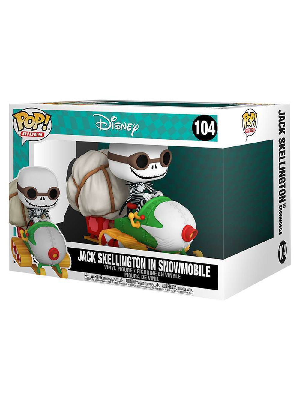 Фигурка Funko POP! Rides Disney TNBC Jack Skellington in Snowmobile (104) 49146