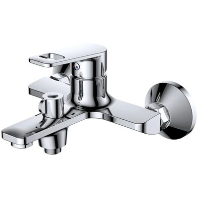 Смеситель для ванны, РМС, корот изл, с картриджем, хром, SL134-009E