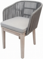 Кресло деревянное плетеное Flores