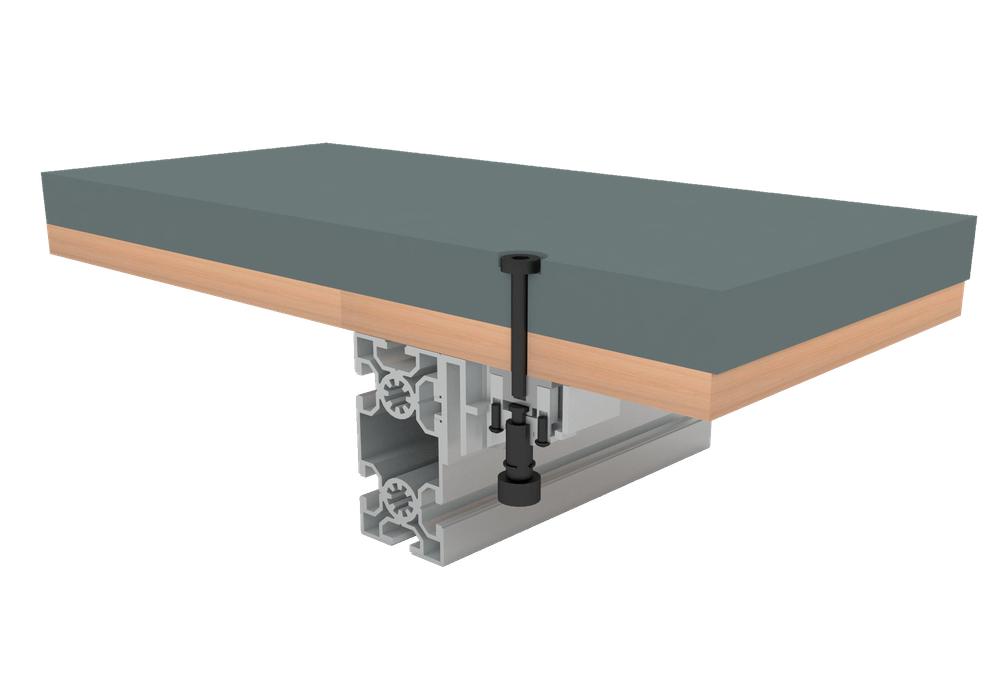 Бильярдный стол для пула "Rasson Challenger Plus" 8 ф (серый, сланец 30 мм)