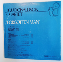 Винтажная виниловая пластинка LP Lou Donaldson Quartet Forgotten Man (Югославия 1982)