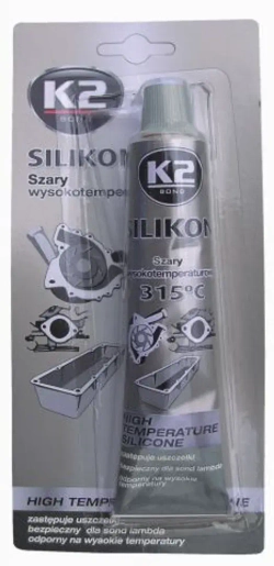 Высокотемпературный гермет серый 85гр K2 Sil 350С-Grey(B250)