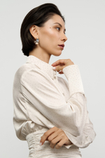 Платье мини с кокеткой