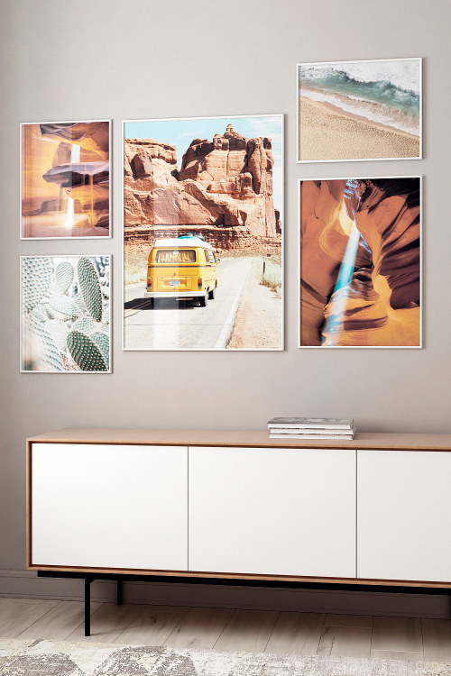 Интерьерная картина в технике цифровой печати. АРТ 006 Готовая стена размер L