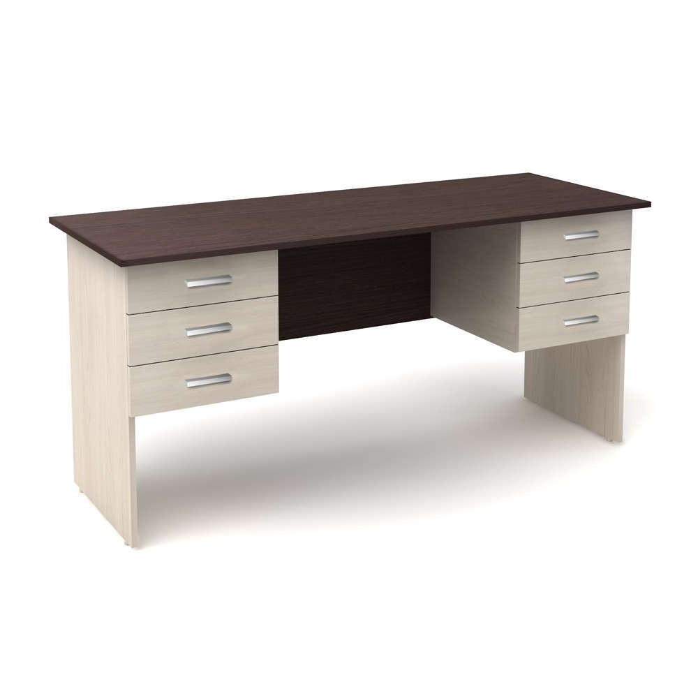 Стол рабочий с 2 тумбами КАНЦ