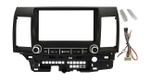 Комплект рамки с разъёмами 9" Mitsubishi Lancer X 2007-2014 с кнопками и крутилками - Car-Smart 7204-9K
