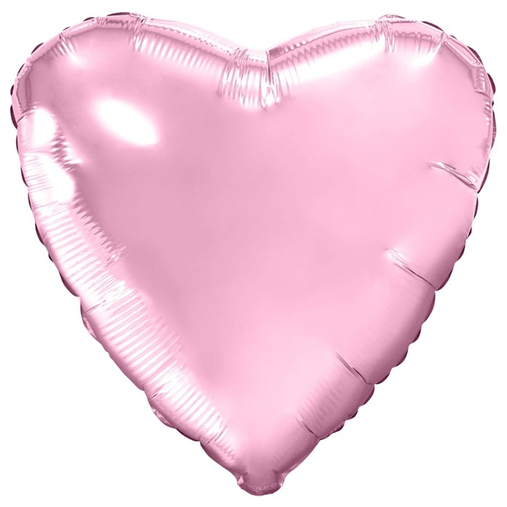 Шар Agura сердце 18" светло-розовый #758069
