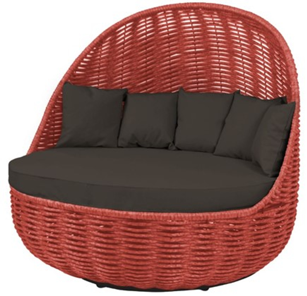 Диван - кровать Grand Nest (красный, подушка графит)