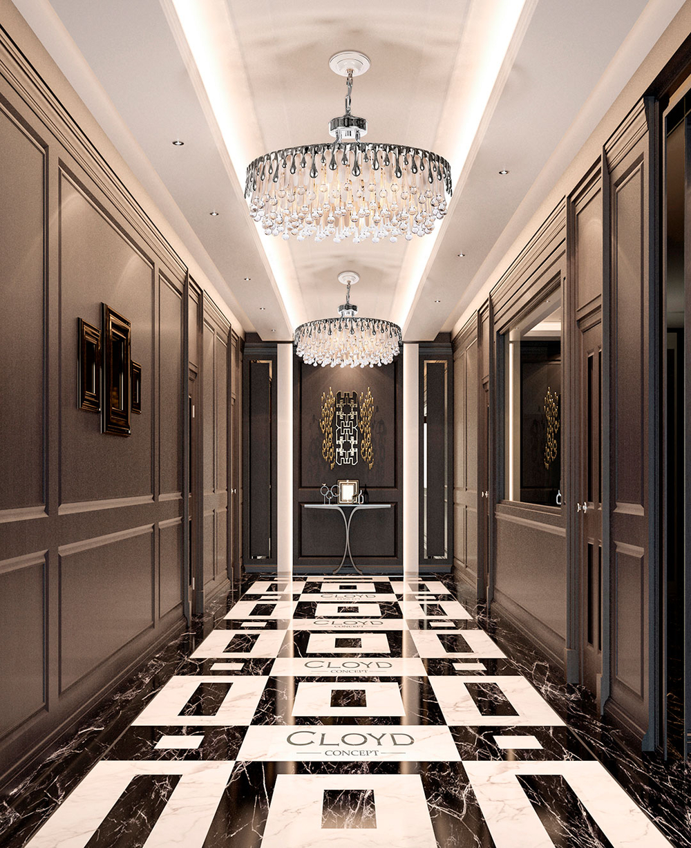 Люстра Cloyd CAPULETTI C6 / Ø50 см - хром (арт.11302)