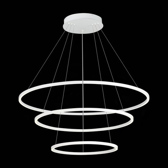 ST605.503.114 Cветильник подвесной SMART ST-Luce Белый/Белый LED 1*114W 2800-6500K AURA