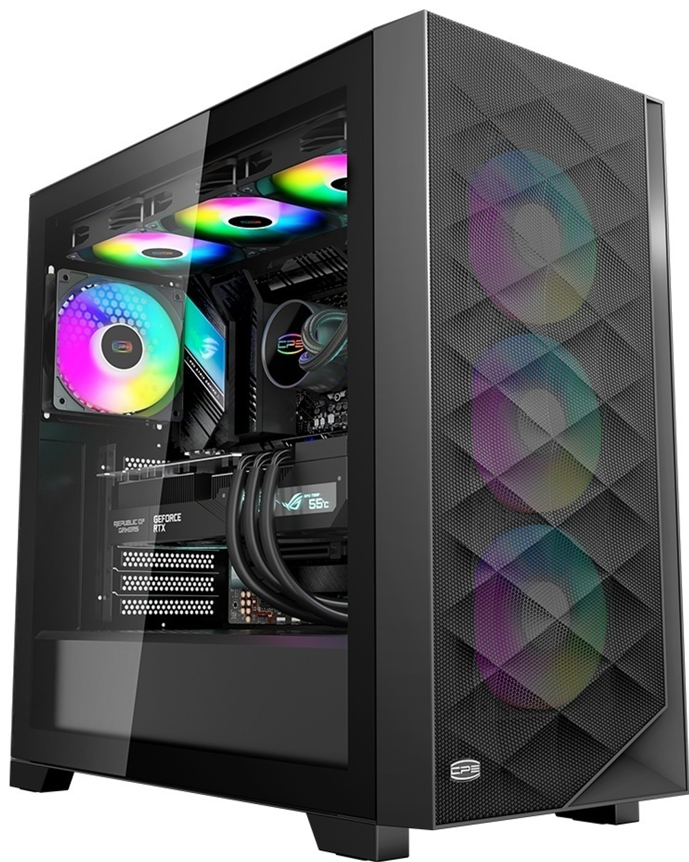 Корпус PCcooler C3 D510 ARGB BK черный