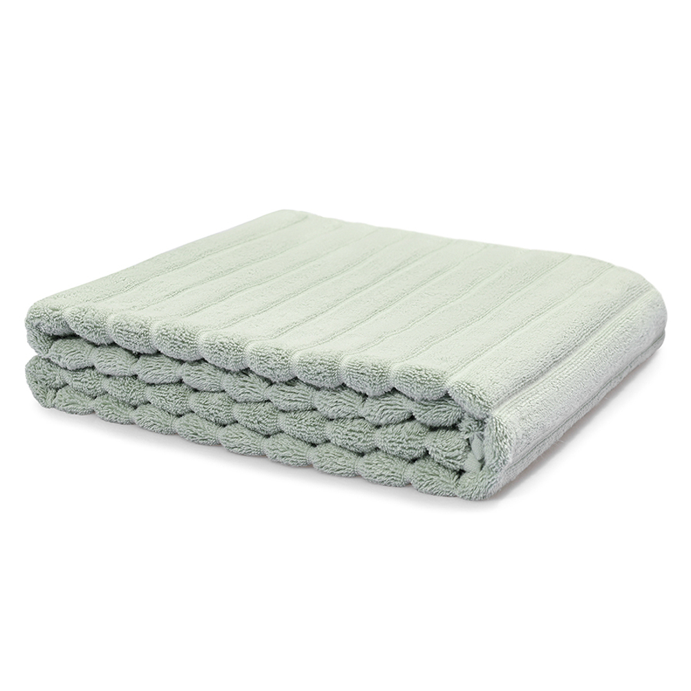 Полотенце банное waves мятного цвета из коллекции essential, 70х140 см