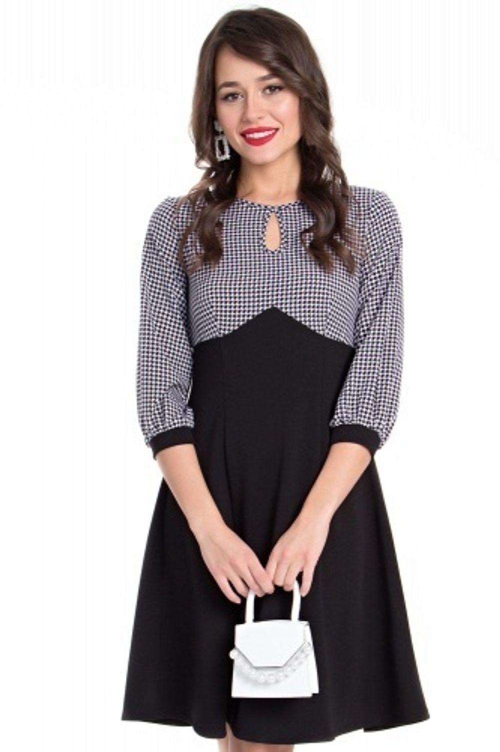 Платье "Нэнси" (гусиная лапка) П1970 LT Collection (Акция)