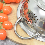 Дуршлаг 22см нерж с ручками на ножке, 5102-22