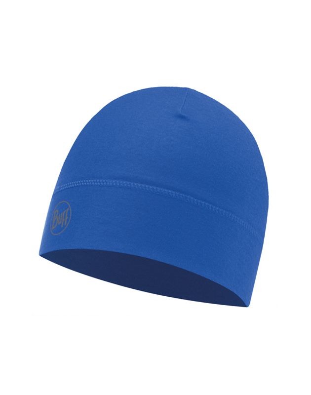 Тонкая полиэстровая шапка Buff Solid Cape Blue Фото 1