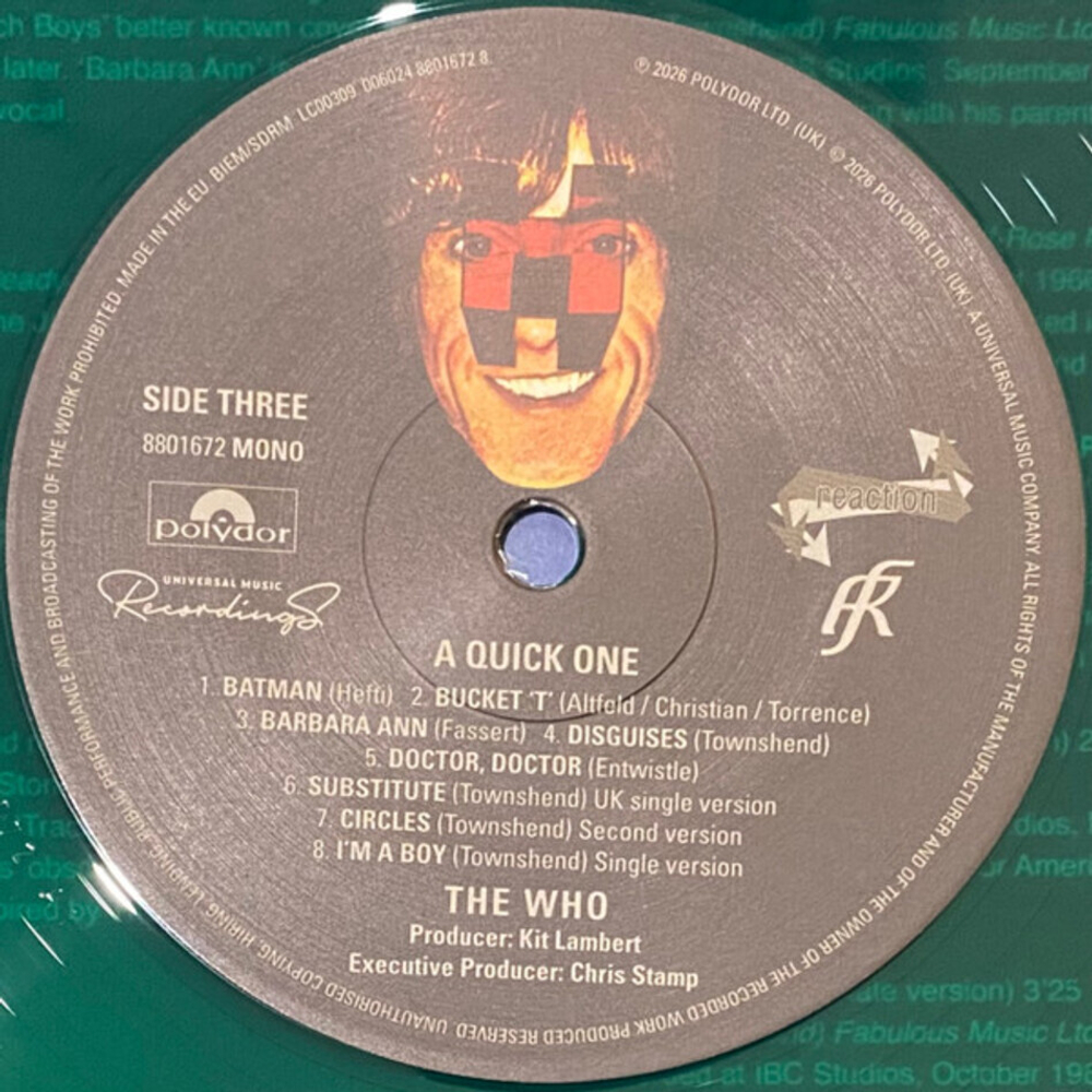 The Who / A Quick One (Limited Edition)(Coloured Vinyl)(2LP)