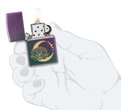 Зажигалка Zippo Lotus Moon с покрытием Iridescent (48587) 5