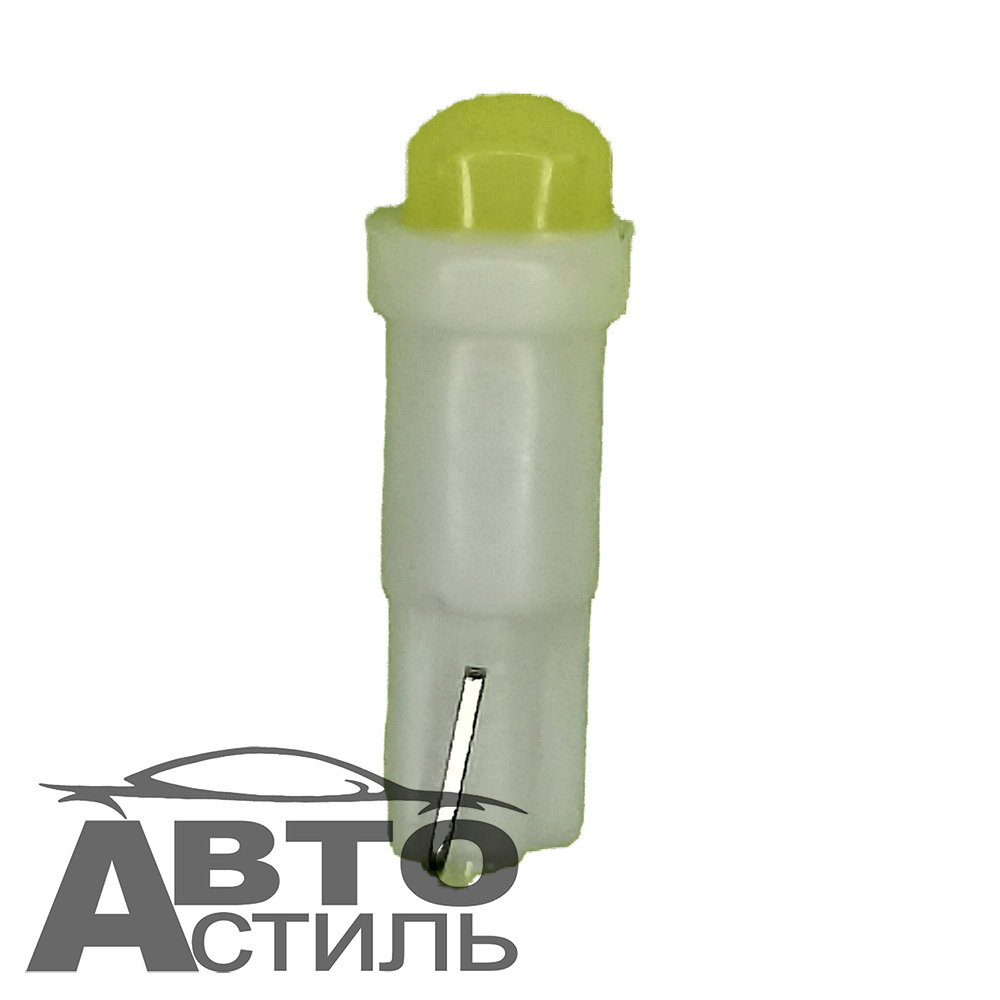 Светодиод 12V T 5   COB White 0.2W (без патрона) Керамический белый #X0047
