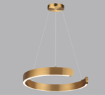 6535/28L LEDIO LN23 224 латунь Светильник подвесной LED 28W 3000-6000K 1240Лм 220V INDIE