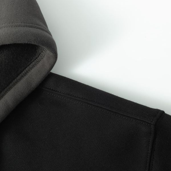 Худи HTF Three Color Block черный / серый - фото 4