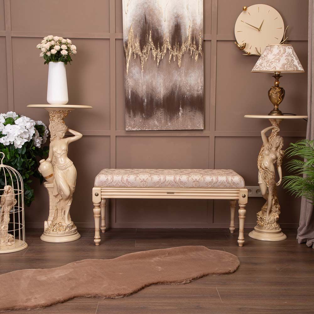 Банкетка Классика 2 Айвори Каледония Бисскоти