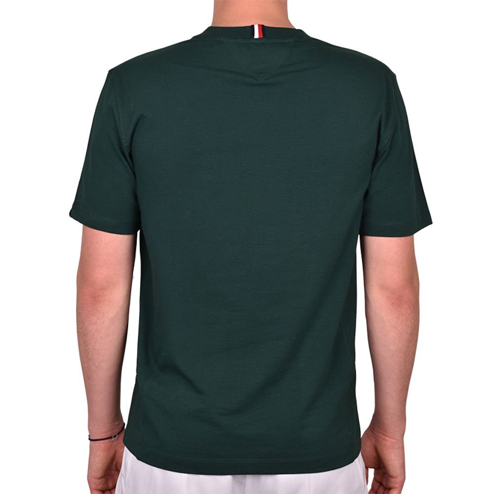 Мужская теннисная футболка Tommy Varsity Graphic Short Sleeve Tee - hunter