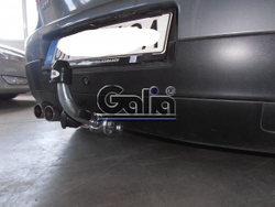 Фаркоп оцинкованный Galia A038C для Audi A3 2003-2008: хетчбек 3 двери, VW Golf V, VI, Plus хетчбек 3/5 дверей 2003-2008, 2008-2013 (2WD только)(паспорт и сертификат в комплекте)(без электрики)