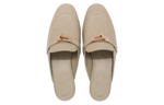 HERMES Oz Closed Toe Slippers Women"s Milk Tea Gray