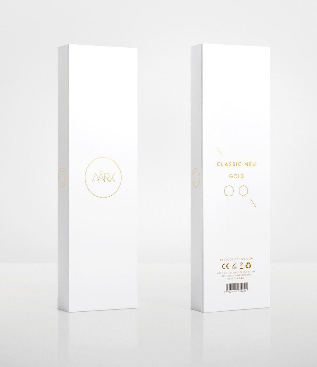 Aark Classic Neu Gold — кварцевые часы (38 мм)