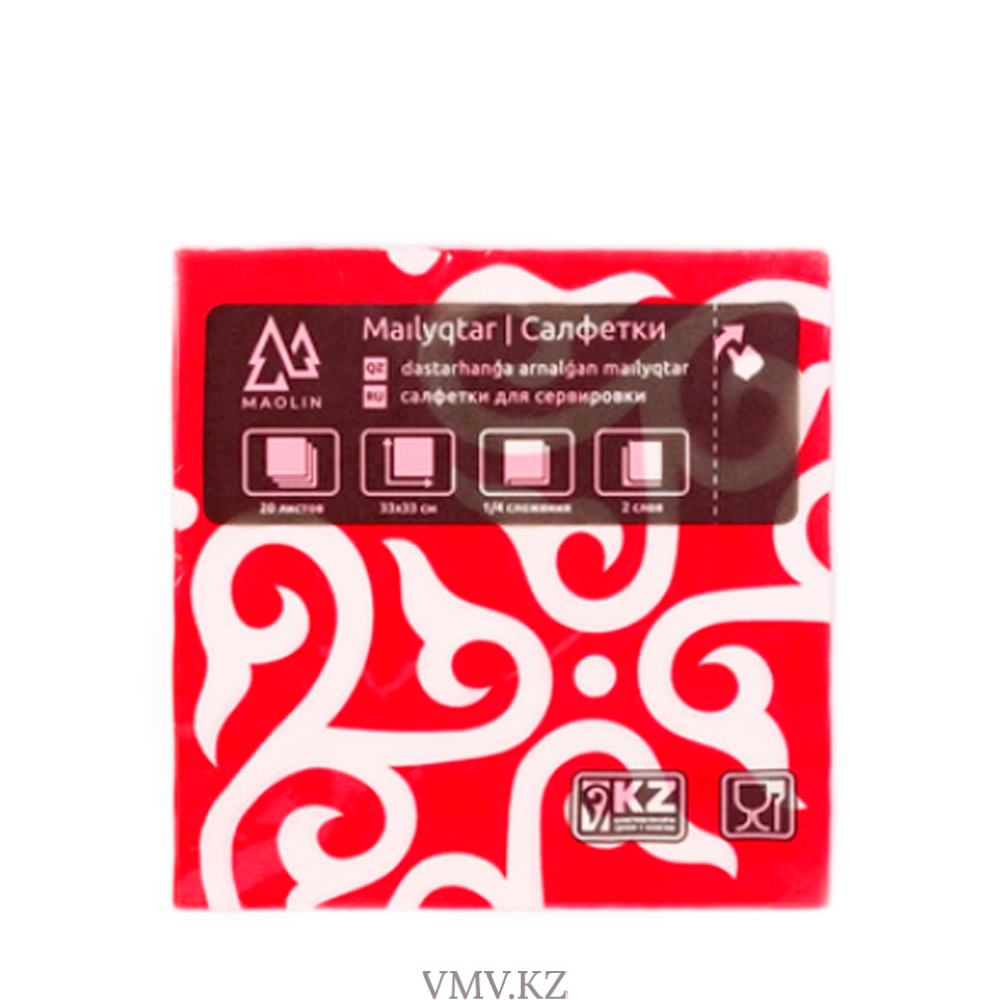 Салфетки двухслойные Маолин