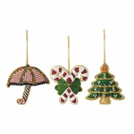 Набор ёлочных украшений Christmas blink из коллекции New Year Essential, 3 шт