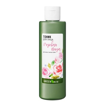 Тоник для лица Цветочная вода Розовая, ТМ GREEN ERA