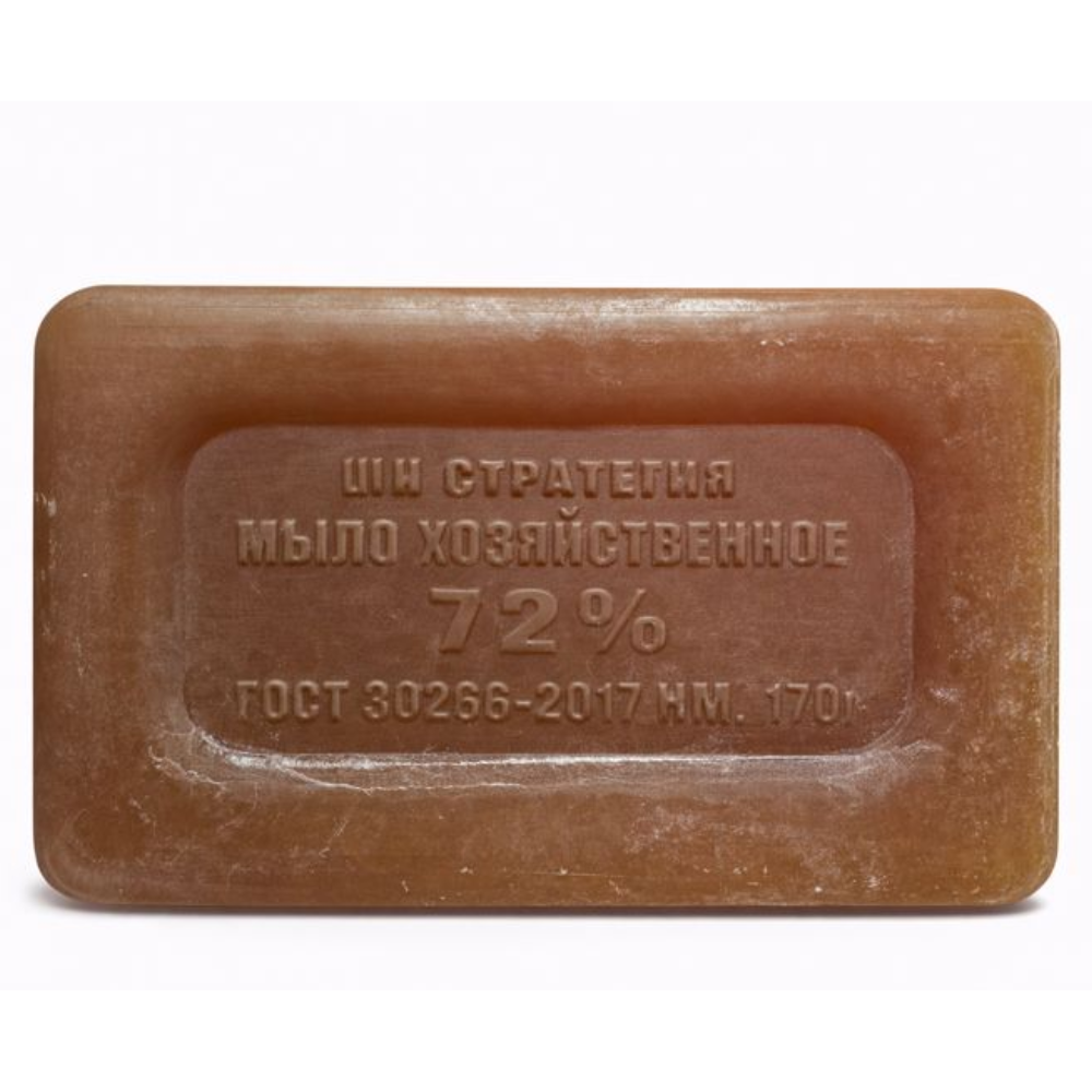 Мыло хозяйственное Стратегия 72% темное 170 гр
