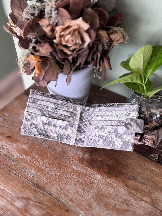 Бифолд кошелек из кожи питона WA-249