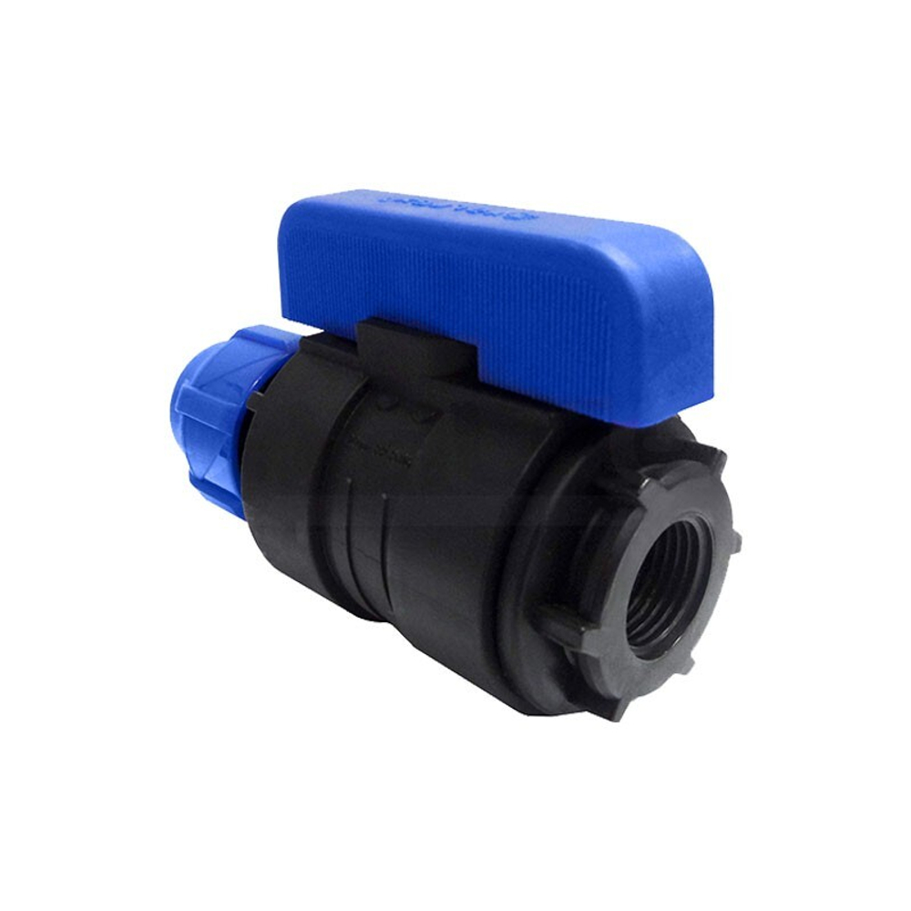 Кран шаровой компрессионный Valfex DN-40 PN-16, G-1 1/4'', цанга-муфта