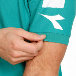 Мужское теннисное поло Diadora Icon Polo Men - Green, White