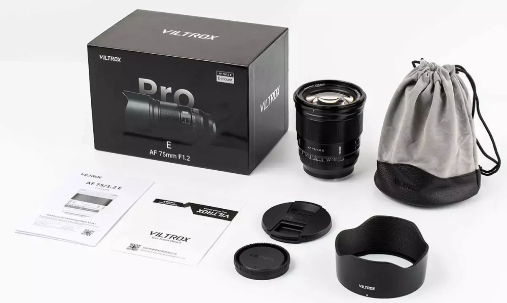 Объектив Viltrox AF 75mm F1.2 PRO E для Sony E (APS-C)
