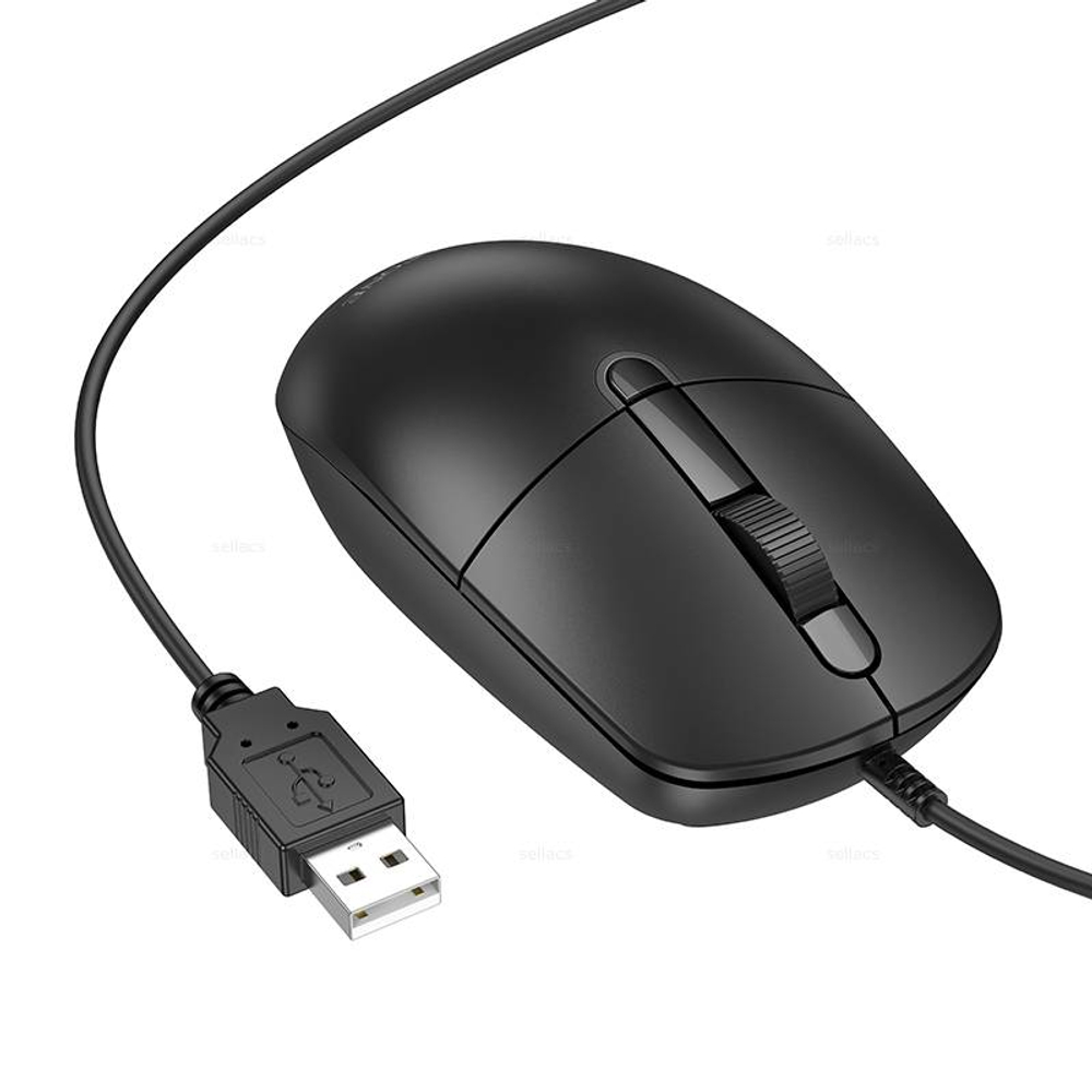 Проводная мышь Borofone BG17 (black)