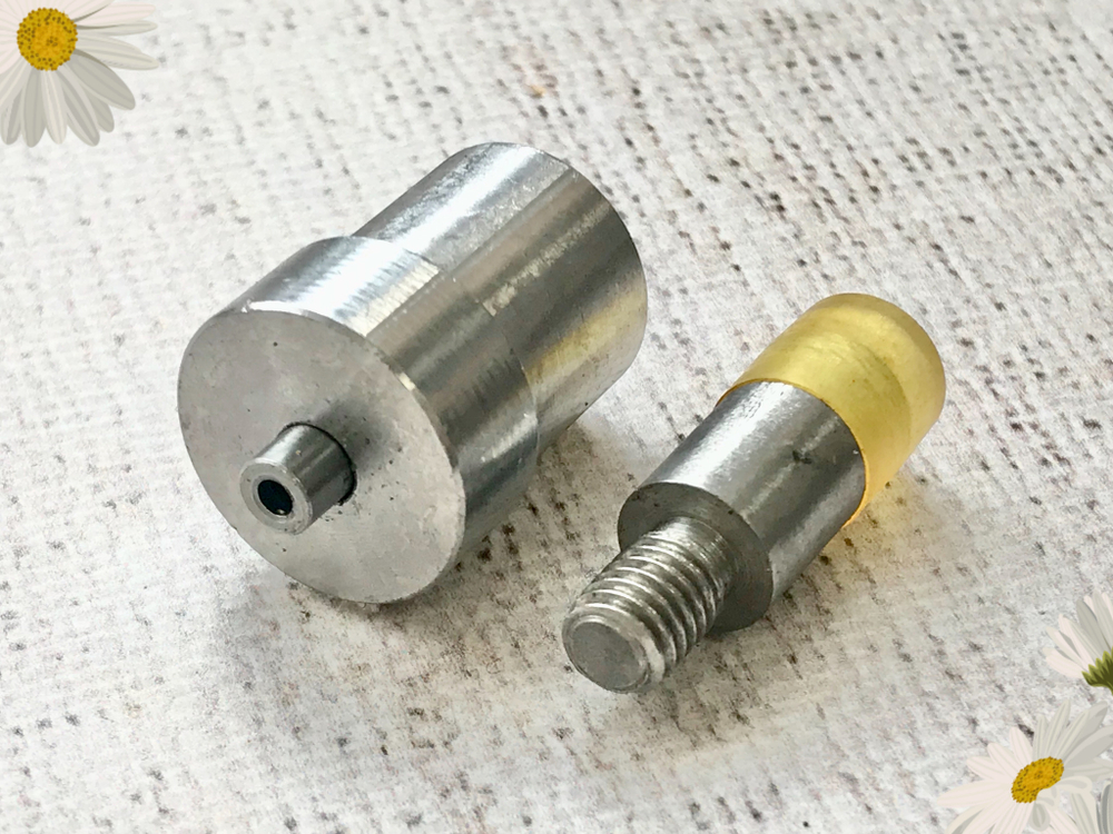 Насадка для установки бусин, d 0,8 см